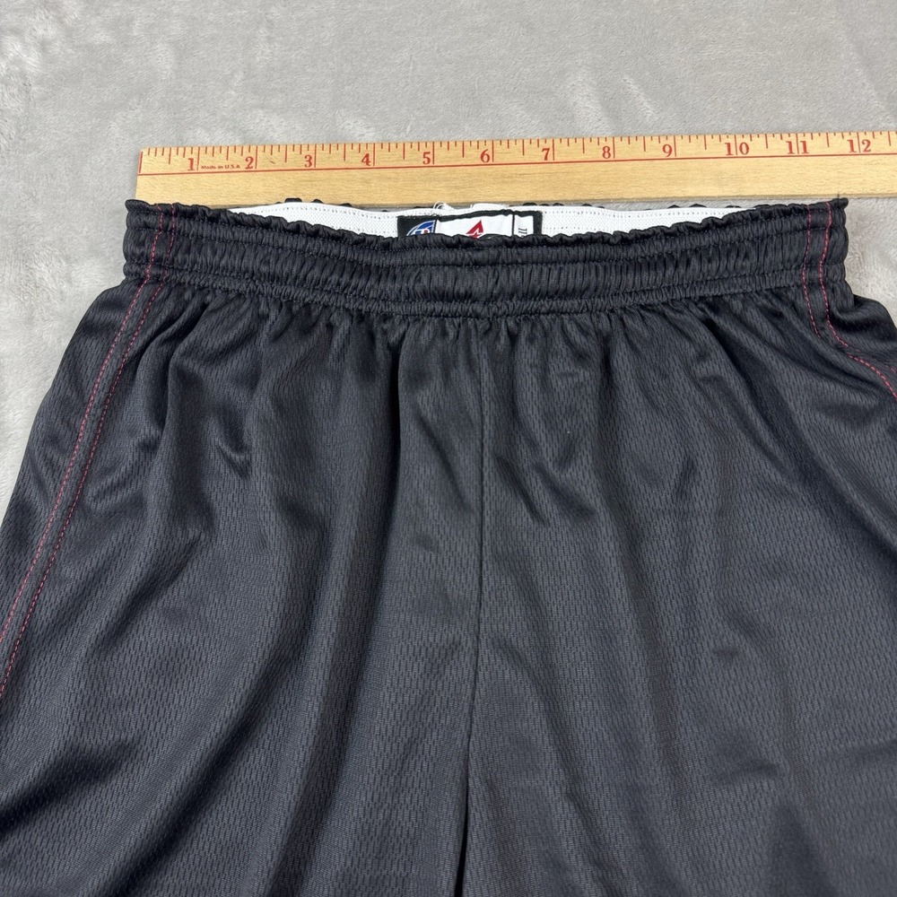 New Alleson Athletic Shorts Mens Small Black Elastic Drawstring Waist Sports - Picture 3 of 8